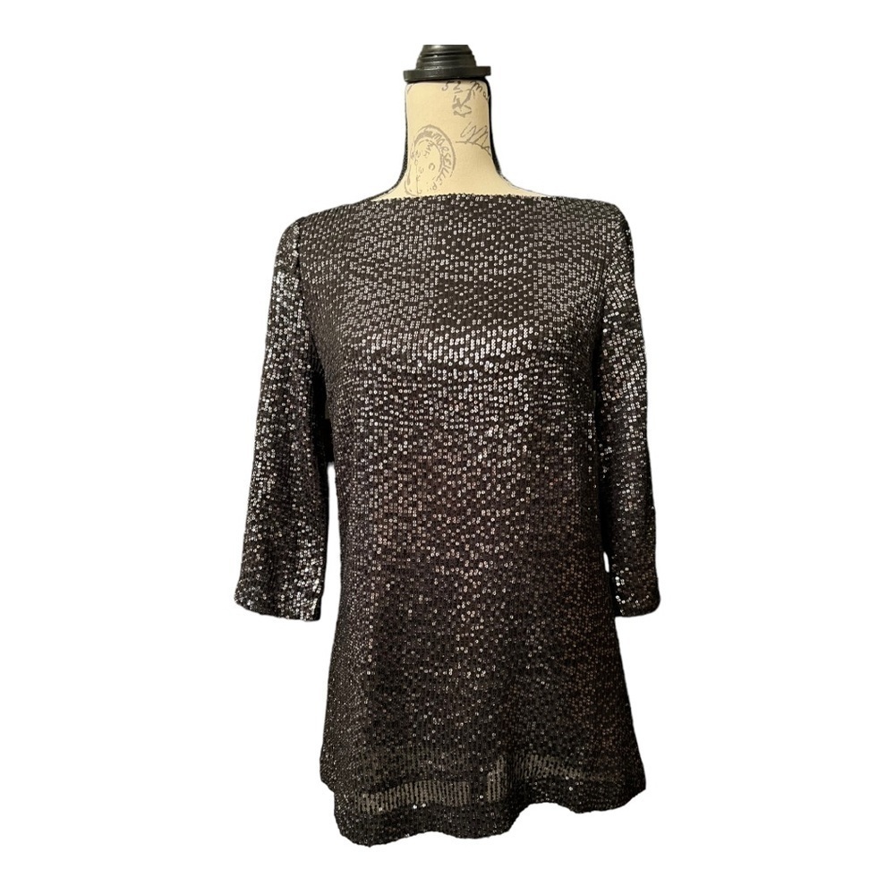 Tory Burch Monique Sequined top size 6